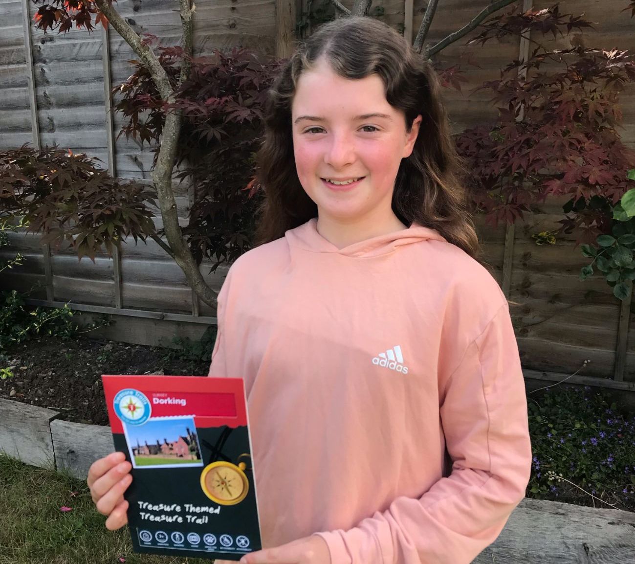 Zoe was our May winner after she successfully completed the Dorking Treasure Trail Zoe was our May winner after she successfully completed the Dorking Treasure Trail