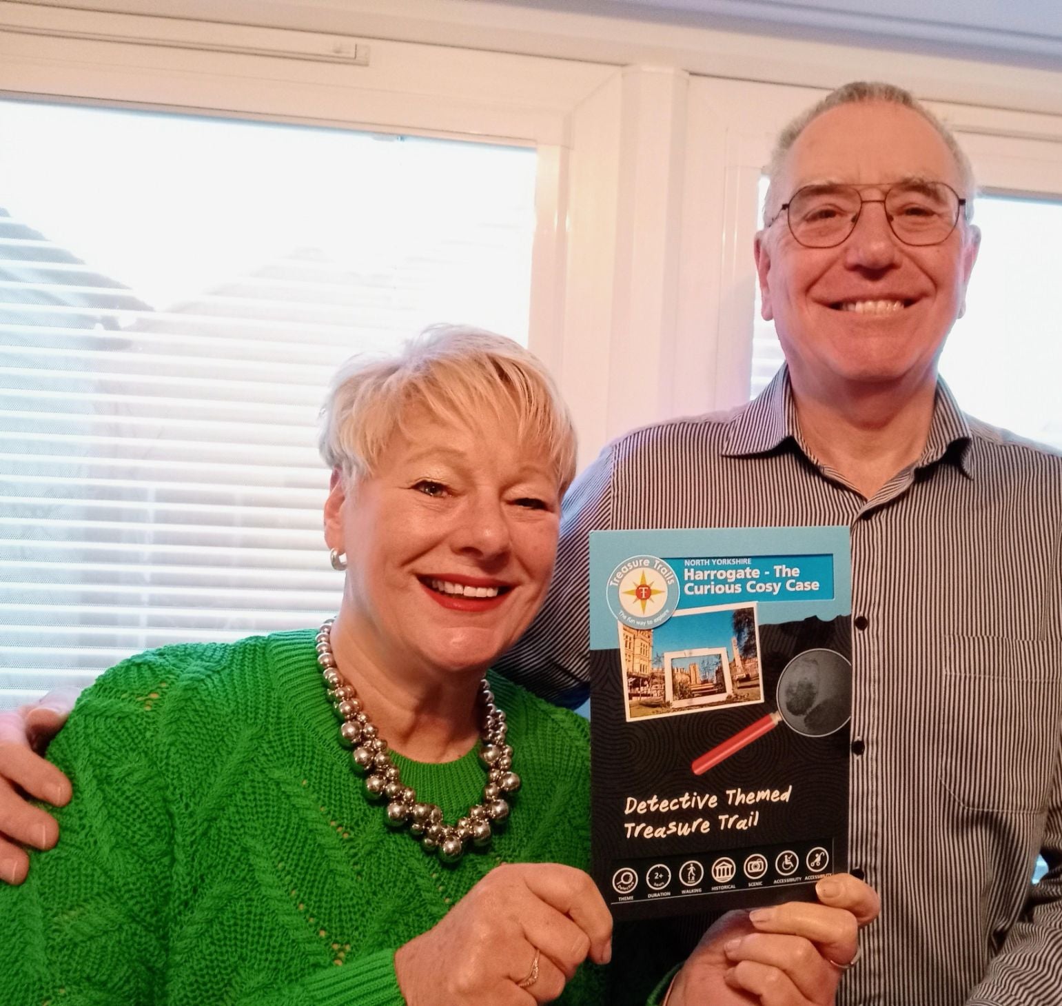 December's winners are Sandie and David December's winners are Sandie and David