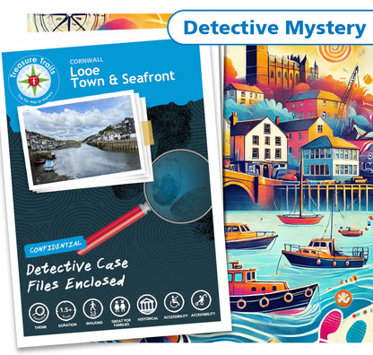 Treasure Hunt in Looe - Solve Clues & Explore