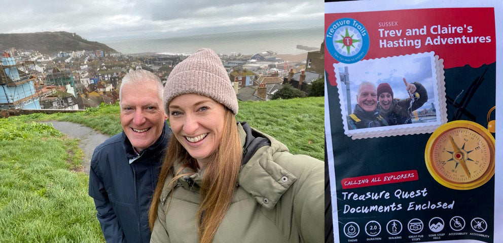 Our November 2021 winner embarked on one of our Treasure Hunt Trails and explored Hastings Old Town to find the treasure. Our November 2021 winner embarked on one of our Treasure Hunt Trails and explored Hastings Old Town to find the treasure.