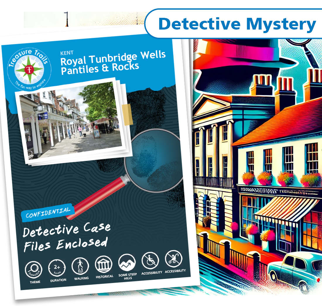 Treasure Hunt in Royal Tunbridge Wells - Solve Clues & Explore